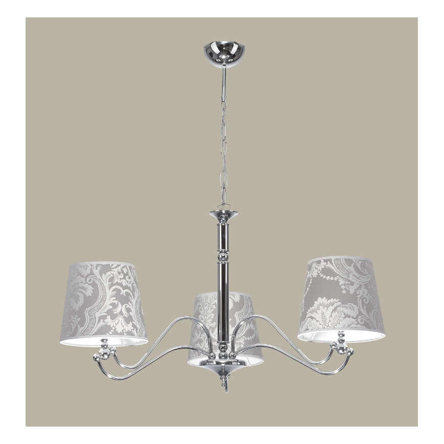 JUPITER 1288-VS3 - Luz pendente VENUS 3xE27/60W