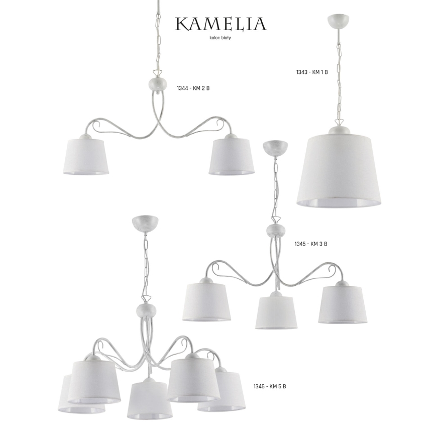 Jupiter 1345 - KM 3 B - Candelabro numa corrente KAMELIA 3xE27/60W/230V