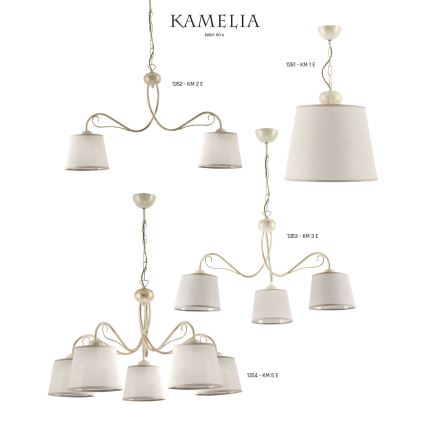 Jupiter 1354 - KM 5 E - Candelabro numa corrente KAMELIA 5xE27/60W/230V