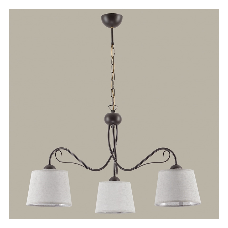 Jupiter 1361 - KM 3 V - Candelabro numa corrente KAMELIA 3xE27/60W/230V