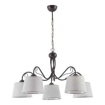 Jupiter 1362 - KM 5 V - Candelabro numa corrente KAMELIA 5xE27/60W/230V