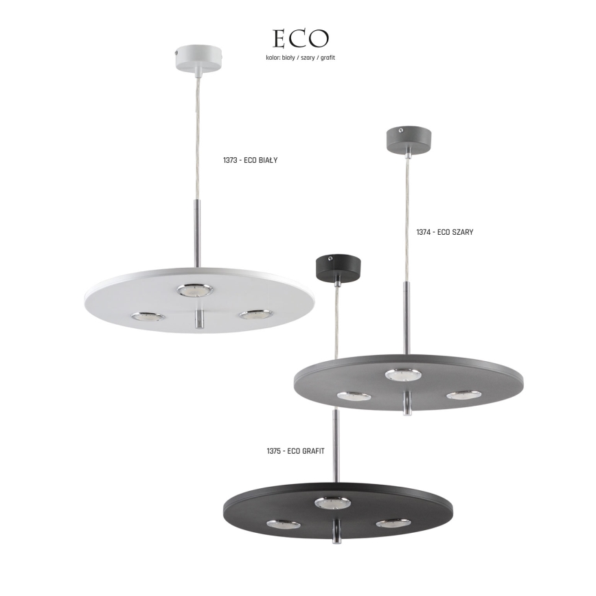 Jupiter 1373 - BI - Luz pendente LED ECO LED/8,5W/230V