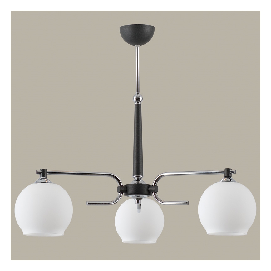 Jupiter 1401 - AX 3 G - Candelabro pendente AXEL 3xE27/60W/230V