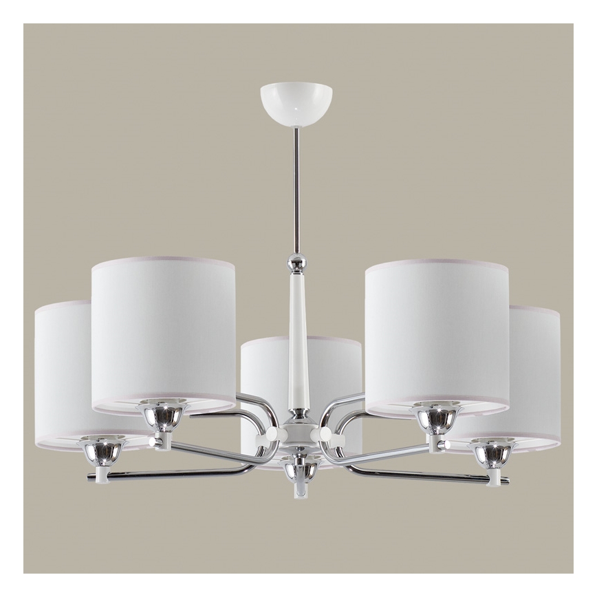 Jupiter 1405 - TW 5 B - Candelabro pendente TWINGO 5xE27/60W/230V