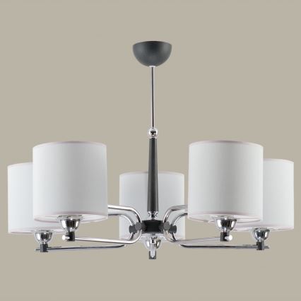 Jupiter 1408 - TW 5 G - Candelabro pendente TWINGO 5xE27/60W/230V