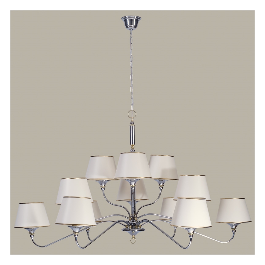Jupiter 1411 - NESS NE 12 - Candelabro numa corrente 12xE27/60W/230V