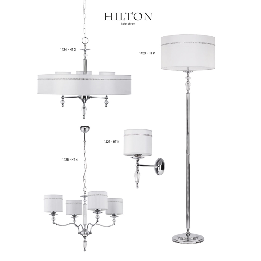 Jupiter 1424 - Lustre de corrente HILTON 3xE27/60W/230V