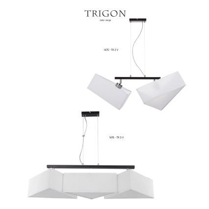 Jupiter 1476 - Candelabro TRIGON 3xE27/60W/230V