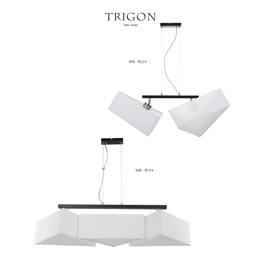 Jupiter 1476 - Candelabro TRIGON 3xE27/60W/230V