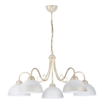 Jupiter 1487 - Candelabro numa corrente SAGA 5xE27/60W/230V