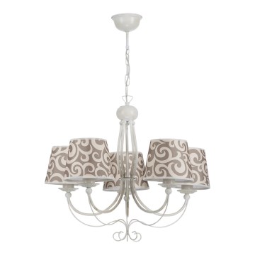 Jupiter 1494 - Candelabro numa corrente SUSAN 5xE27/60W/230V