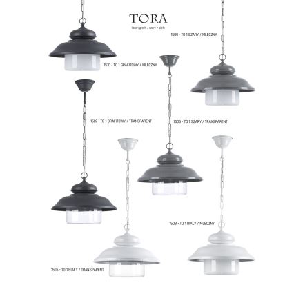 Jupiter 1506 - Candelabro numa corrente TORA 1xE27/60W/230V