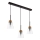 Jupiter 1545 - DM 3 TR - Luz pendente DOMINO 3xE27/60W
