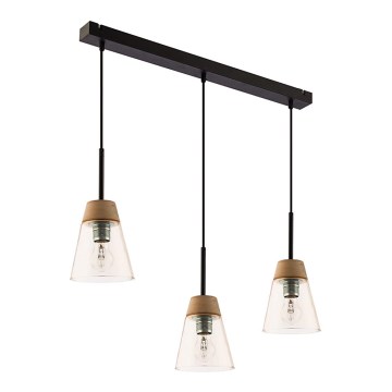 Jupiter 1547 - DM 3 BU - Luz pendente DOMINO 3xE27/60W