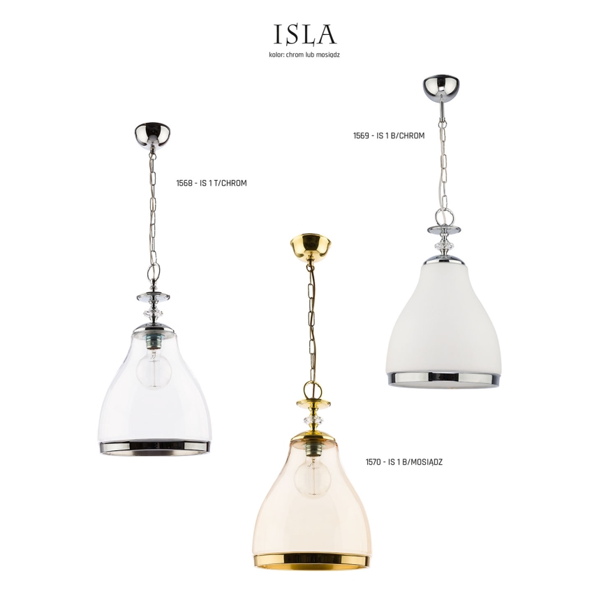 Jupiter 1568 - IS 1 T/C - Luz pendente ISLA E27/60W