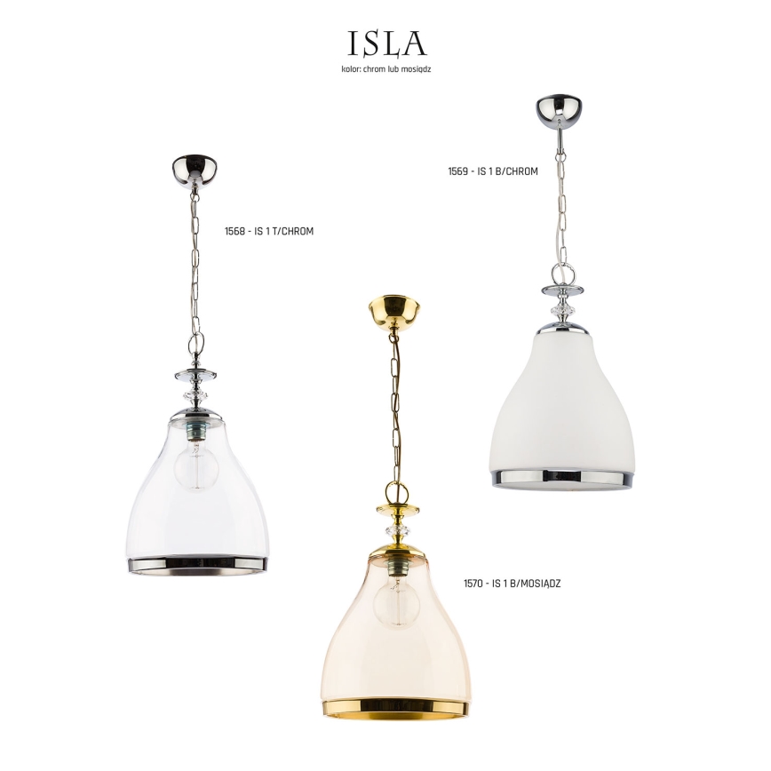 Jupiter 1570 - IS 1 B/M - Luz pendente ISLA E27/60W