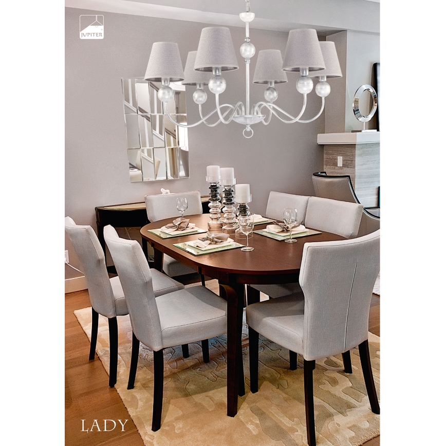 Jupiter 1587 - LY 6 BI - Candelabro LADY 6xE14/40W
