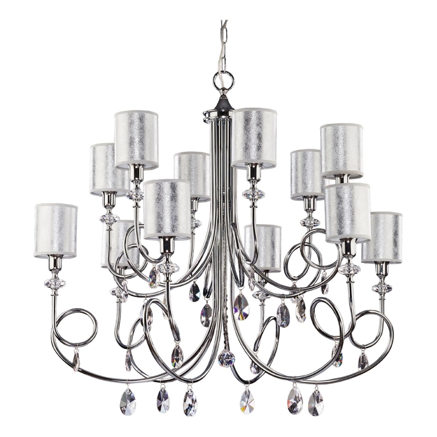 Jupiter 1596 - DE 12 CH - Candelabro de cristal DELFINA 12xE14/40W