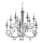 Jupiter 1599 - DK 12 CH - Candelabro DAKAR 12xE14/40W