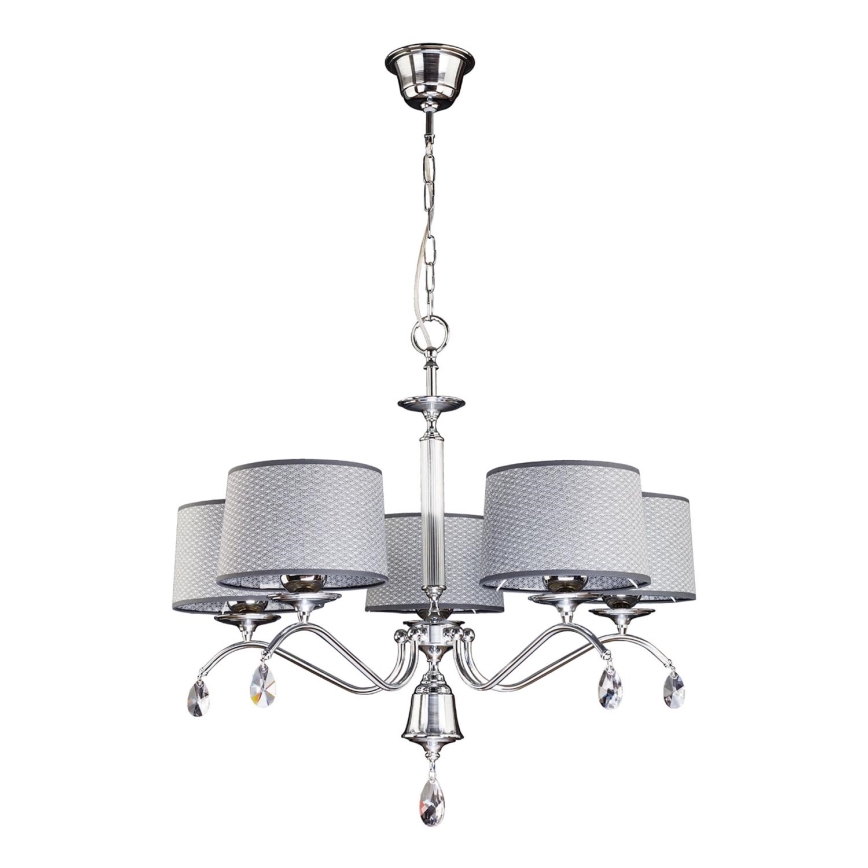 Jupiter 1604 - EG 5 CH - Candelabro de cristal EGIDA 5xE27/60W