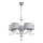 Jupiter 1604 - EG 5 CH - Candelabro de cristal EGIDA 5xE27/60W