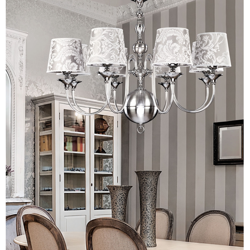 Jupiter 1610 - BM 8 CH - Candelabro BATUMI 8xE27/60W