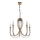 Jupiter 1611 - Candelabro numa corrente MELODY 5xE14/40W/230V bronze pátina
