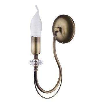 Jupiter 1613 - Luz de parede MELODY 1xE14/40W/230V bronze pátina