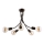 Jupiter 1638 - Candelabro pendente LUCE 5xE27/60W/230V titânio