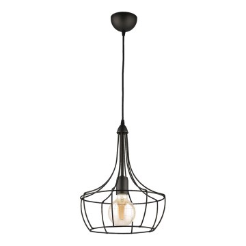 Jupiter 1654 - Candelabro num fio FOX 1xE27/60W/230V preto antigo