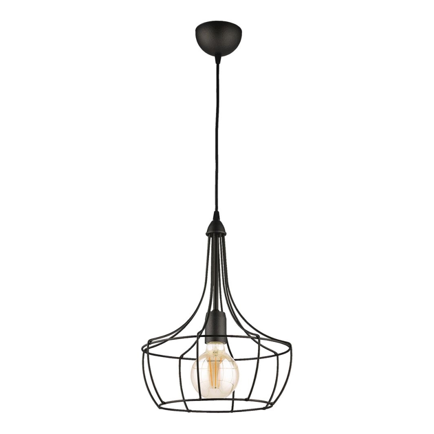 Jupiter 1654 - Candelabro num fio FOX 1xE27/60W/230V preto antigo