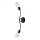Jupiter 1672 - Luz de parede LUCE 2xE27/60W/230V preto antigo