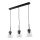 Jupiter 1682 - Candelabro num fio DOMINO 3xE27/60W/230V transparente