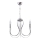 Jupiter 1687 - Candelabro numa corrente MELANI 3xE14/40W/230V prata