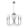 Jupiter 1688 - Candelabro numa corrente MELANI 5xE14/40W/230V prata