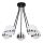 Jupiter 1715 - Candeeiro suspenso ELFA 5xE14/40W/230V cromado brilhante