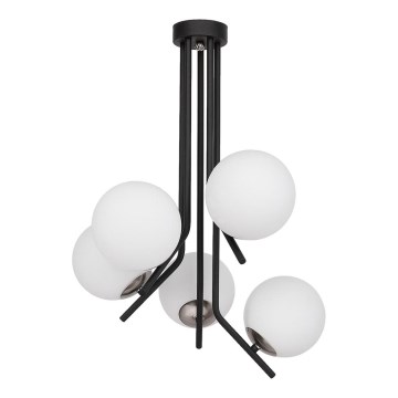 Jupiter 1737 - Candeeiro suspenso TIM 5xE14/40W/230V cromado brilhante