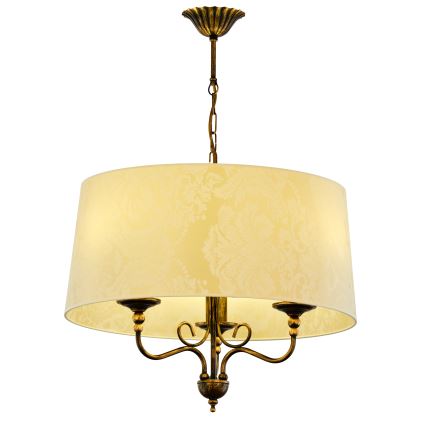 Jupiter 1749 - Candelabro suspenso SOFIA 3xE27/60W/230V