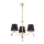 Jupiter 1794 - EG3 - Candelabro numa corrente EDIGA 3xE27/60W/230V