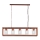 Jupiter 1804 - MC5 - Candelabro numa corrente MACARI 5xE27/60W/230V cobre