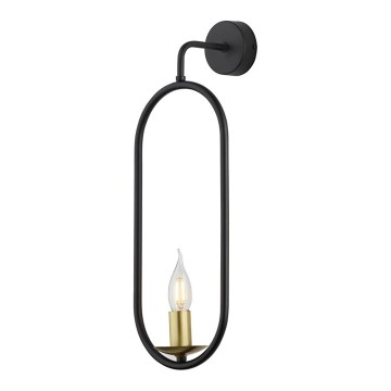 Jupiter 1812 - PIK E14 - Luz de parede PONTI 1xE14/40W/230V preto antigo