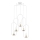 Jupiter 1815 - PI5 E14 - Candelabro num fio PONTI 5xE14/40W/230V branco