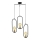 Jupiter 1818 - PI3 E27 - Candelabro num fio PONTI 3xE14/40W/230V preto antigo