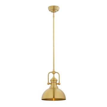 Jupiter 1914 - Candelabro suspenso PLATINO 1xE27/60W/230V latão