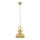 Jupiter 1914 - Candelabro suspenso PLATINO 1xE27/60W/230V latão
