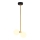 Jupiter 1919 - Candelabro suspenso LUNA 2xG9/40W/230V latão/preto