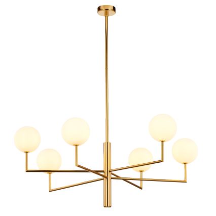 Jupiter 1930 - Candelabro suspenso FEME 6xG9/40W/230V latão