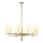 Jupiter 1931 - Candelabro suspenso FEME 10xG9/40W/230V latão