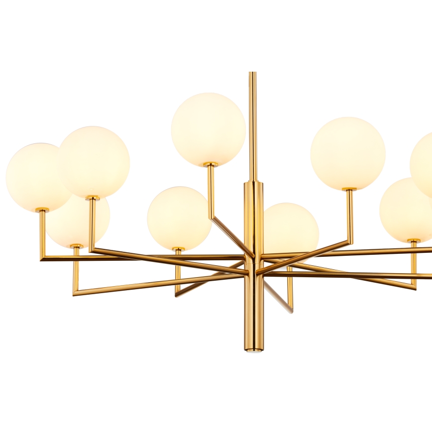 Jupiter 1931 - Candelabro suspenso FEME 10xG9/40W/230V latão