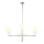 Jupiter 1935 - Candelabro suspenso FEME 6xG9/40W/230V cromado brilhante